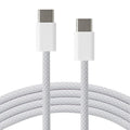 Flätad USB-C till USB-C kabel 1 m kompatibel med alla USB-C enheter